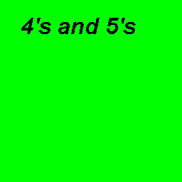 4's And 5's