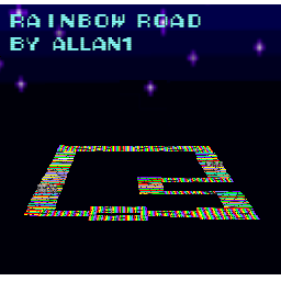 Rainbow Road From Super Mario Kart