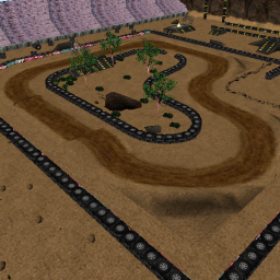 Simple Dirty Raceway Playground